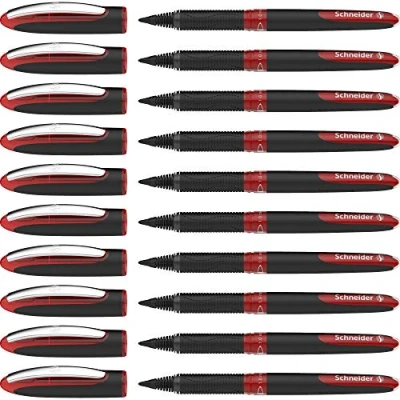 Abbildung von Schneider One Sign Tintenroller (dokumentenecht, Strichstärke 1.0 mm) rot, 10er Pack
