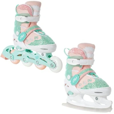 Abbildung von Verstellbare Rollschuhe 2in1 leuchtende LED Räder Mireia