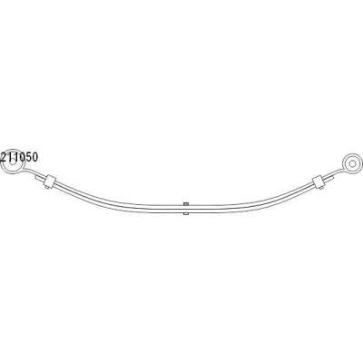 Abbildung von CS Germany 10.211.050.00 Blattfeder Hinterachse FORD: Transit V363 Kastenwagen, Bus