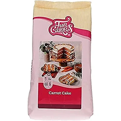 Abbildung von FunCakes Mix für Karottenkuchen, Backen Sie einfach einen köstlichen, würzigen und feuchten Halal. 500 g.