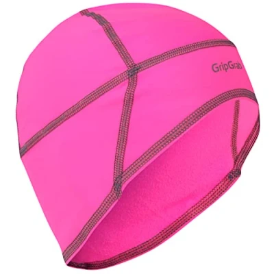 Abbildung von GripGrab Unisex Letvægts termisk Hi vis hjelm hat Kopfbedeckung , Pink Vis, M (57 60 cm) EU