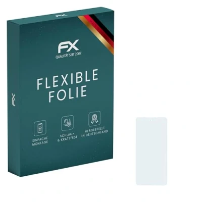 Abbildung von atFoliX Schutzfolie kompatibel mit Motorola Edge 40 Pro Folie, ultraklare und flexible FX Displayschutzfolie (3X)