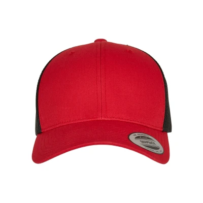 Abbildung von Flexfit Trucker Retro 2 TONE Cap, Größe: One Size, Red black
