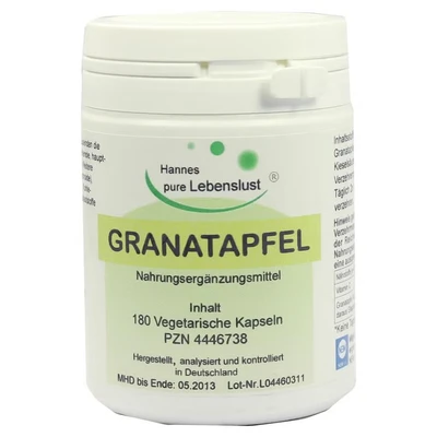 Abbildung von Granatapfel Konzentrat 40% Vegi Kapseln 180 St