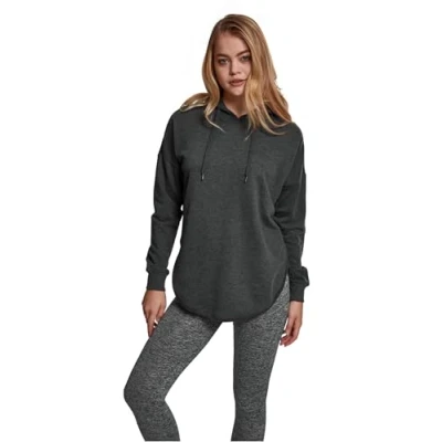 Abbildung von Urban Classics Oversized Kapuzenpullover, Damen, Größe: XL, Charcoal