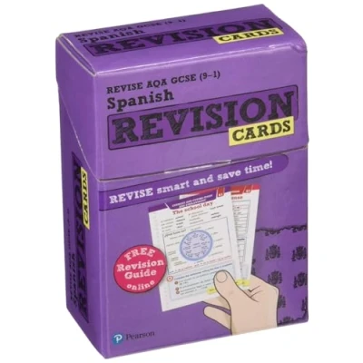 Abbildung von Revise AQA GCSE (9 1) Spanish revision Cards: includes free online edition of guide (Pearson Revise)