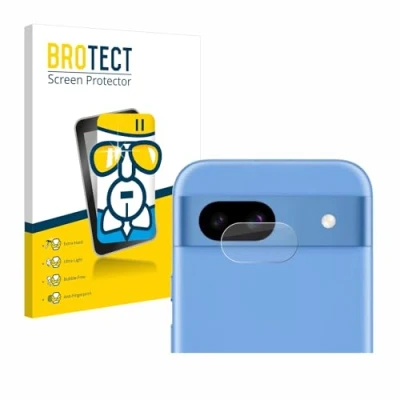Abbildung von BROTECT Schutzglas für Google Pixel 8a (NUR Kameraschutz) Schutzfolie Panzer Folie Glas [Extrem Kratzfest 9H, Anti Fingerprint, Ultra Transparent]