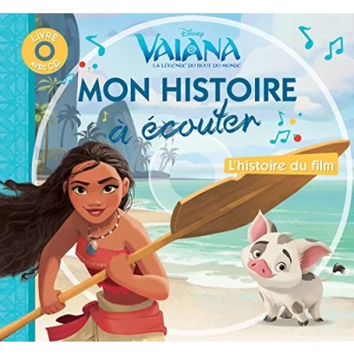 Abbildung von VAIANA Mon histoire à écouter L&#039;histoire du film Livre CD Disney Princesses