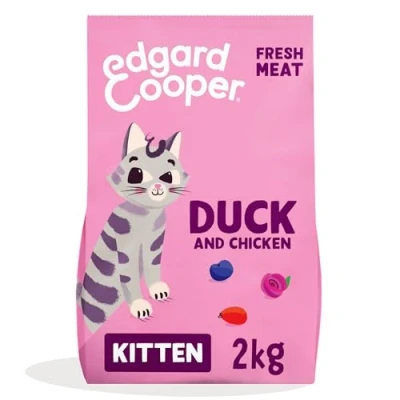 Abbildung von Edgard&amp;Cooper Kitten Ente&amp;Huhn Katzenfutter 2 kg...