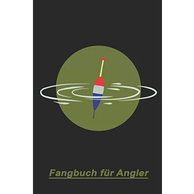 Abbildung von Fangbuch für Angler: Logbuch Fischer zum eintragen und auswerten der Angeltour. Handliches DIN a5 Format. Schwimmer