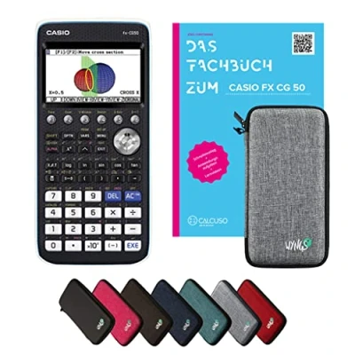 Abbildung von CALCUSO Standardpaket Hellgrau mit Taschenrechner Casio FX CG 50