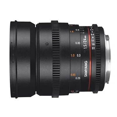 Abbildung von SAMYANG 13024T1.5S 24 mm T1.5 VDSLR ED AS IF UMC II Objektiv für Anschluss Sony schwarz