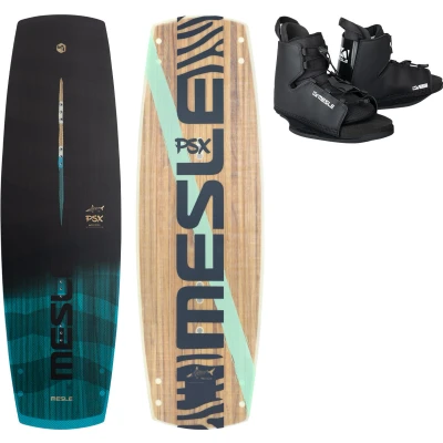 Abbildung von Wakeboard Set PSX 141 cm mit Duro Bindung Seilbahn Flexboard Erwachsene
