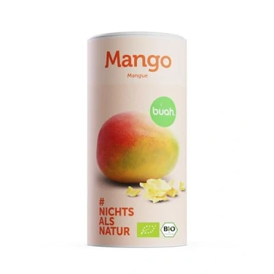 Abbildung von BUAH® Gefriergetrocknete Bio Mango Chips Als Snack, Für Müsli &amp; Desserts Idealer Süßigkeiten Ersatz Vegan ohne Zuckerzusatz 180g