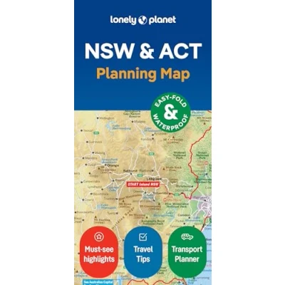 Abbildung von Lonely Planet New South Wales &amp; ACT Planning Map