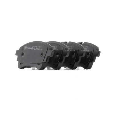 Abbildung von BREMBO P 85 186 Bremsbelagsatz für Verschleißwarnanzeiger vorbereitet mit Anti Quietsch Blech, Bremssattelschrauben Zubehör AUDI: A6 C8 Avant