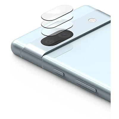 Abbildung von Ringke Camera Glass [3 Stück] Kompatibel mit Google Pixel 7A Kameraschutz Kamera Panzerglasfolie für (2023)