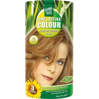 Abbildung von Hennaplus Long Lasting Colour Medium Golden Blond 7.3 100 Ml