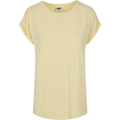Abbildung von Urban Classics Extended Shoulder Tshirt basic, Damen, Größe: 4XL, Softyellow