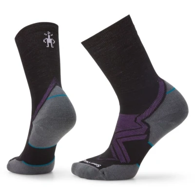 Abbildung von Smartwool WOMEN&#039;S RUN COLD Weather Targeted Cushion CREW Socks Sportsocken, Damen, Größe: 42 45, Black