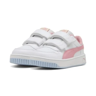 Abbildung von Puma Carina Street Sneakers Babys Schuhe Für Damen White/Pinkscape/Exotic Red Größe: 26