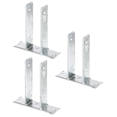 Abbildung von Alberts U Pfostenträger, (Set, 3 St.), feuerverzinkt, lichte Breite 71 mm