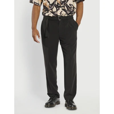 Abbildung von Redefined Rebel Jackson Pants Stoffhose, Herren, Größe: XXL, Black