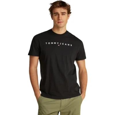 Abbildung von Tommy Jeans T Shirt TJM REG LINEAR LOGO TEE EXT