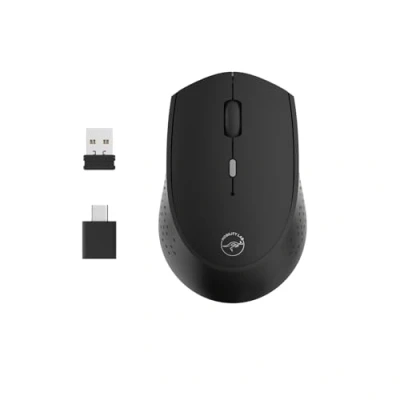 Abbildung von Mobility Lab ML311449 kabellose Rechargeable optische USB C Maus für MAC und PC schwarz