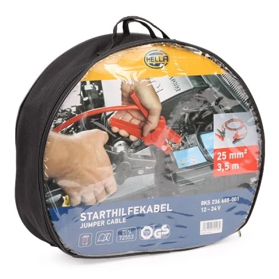 Abbildung von HELLA 8KS 236 688 001 Starthilfekabel ohne Überspannungsschutz, mit Überspannungsschutz 350 12, 24
