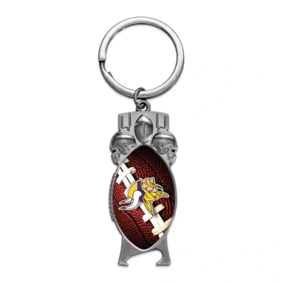 Abbildung von Rico Industries NFL Football Minnesota Vikings geformter Flaschenöffner, Schlüsselanhänger, tolles Geschenk