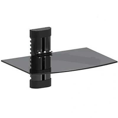 Abbildung von Maclean MC 663 TV Wandhalterung, (Halter Regal für DVD Single 8kg Hängeregal)