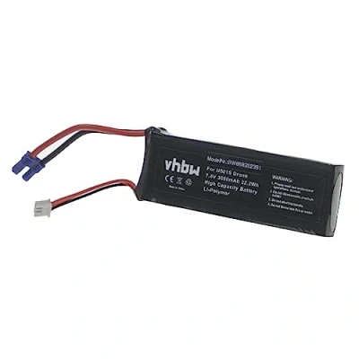 Abbildung von vhbw Akku kompatibel mit Hubsan X4 H501S Drohne Multicopter Quadrocopter (3000mAh, 7,4V, Li Polymer)