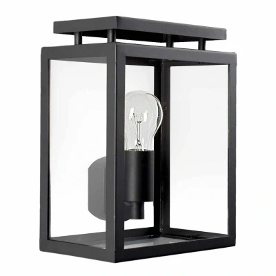 Abbildung von Außenlampe fight flach schwarz KS Verlichting