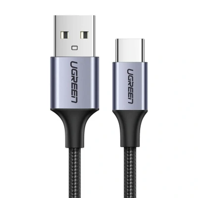 Abbildung von UGREEN Kabel USB Type C Quick Charge 3.0 3A grau Smartphone Kabel, (50 cm)