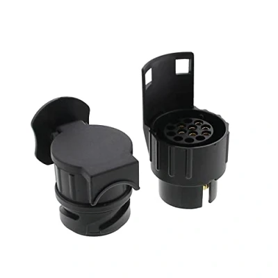 Abbildung von The Drive 12V PKW Anhänger Kurzadapter Set 13 &gt;7 und 7 &gt;13 Adapter Stecker Steckdose