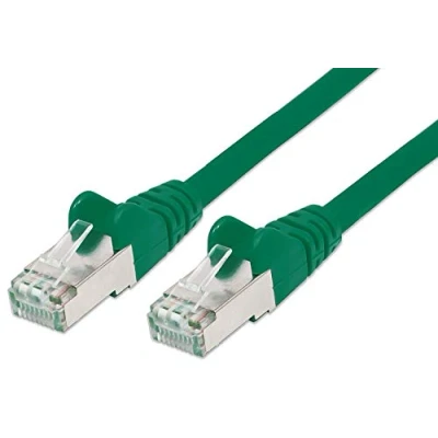 Abbildung von PremiumCord Netzwerkkabel, Ethernet, LAN &amp; Patch Kabel CAT6a, 10Gbit/s, S/FTP PIMF Schirmung, AWG 26/7, 100% Cu, schnell flexibel und robust RJ45 kabel, grün, 3m