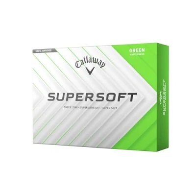 Abbildung von Packung mit 12 Golfbällen Callaway Supersoft Grün New