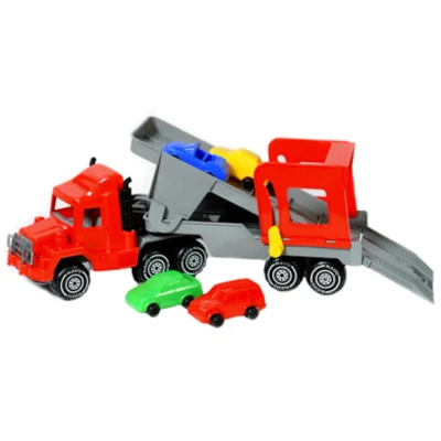 Abbildung von Plasto Autotransporter Mit 4 Autos