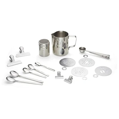 Abbildung von ECHTWERK Barista Set, (Set, 23 tlg.), Kaffeezubehör ideal für Cappuccino oder Latte Macchiato, tlg.