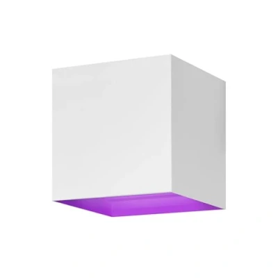 Abbildung von Hombli Smart LED Wandleuchte für den Innen und Außenbereich Dimmbare Moderner Lichtwürfel mit WiFi &amp; Bluetooth Steuerung IP67, RGB + CCT, Weisses Farbiges Licht Einstellbarer Abstrahlwinkel