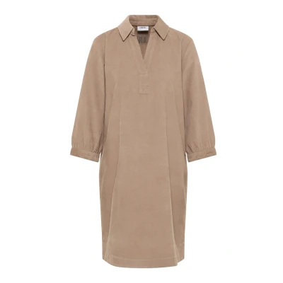 Abbildung von CECIL Damen 1408901 Cordkleid in Unifarbe, Natural Taupe, Large