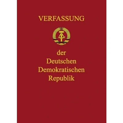 Abbildung von Verfassung der DDR: Deutschen Demokratischen Republik