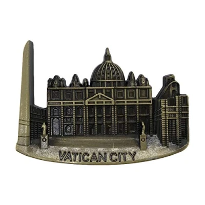 Abbildung von 3D Vatikanstadt Roma Rom Italien Metall Kühlschrankmagnet Reise Souvenirs Home and Kitchen Decoration Magnetic Sticker Collection
