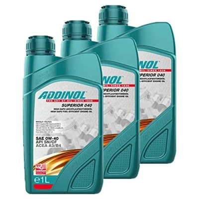 Abbildung von Addinol 3X Motoröl Motorenöl Motor Motoren Oil Engine Benzin Diesel 0W 40 Superior 040 1L 72097907