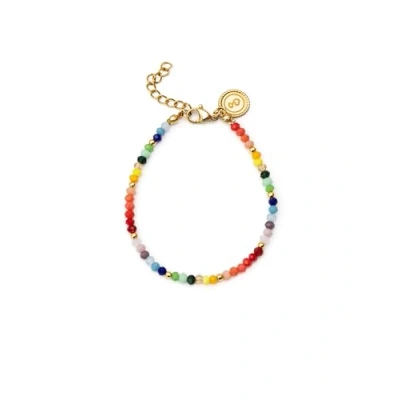 Abbildung von Singularu Rainbow Armband goldcoloured, Damen, Größe: One Size, Gold coloured