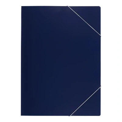 Abbildung von Oxford Eckspanner Mappe, aus PP Kunststoff, dunkelblau, 10er Pack