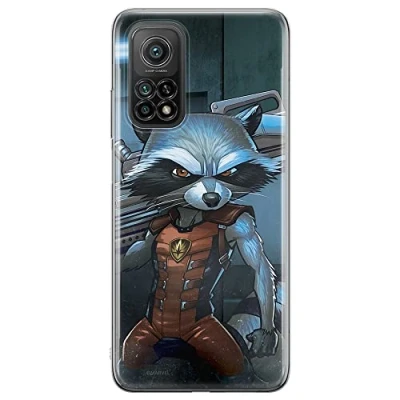 Abbildung von ERT GROUP Handyhülle für Xiaomi Redmi Note 11 Pro 5G/11 4G Original und offiziell Lizenziertes Marvel Muster Rocket 001 optimal an die Form des Handy angepasst, hülle aus TPU