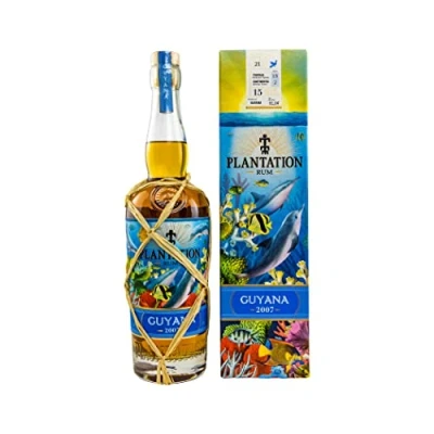 Abbildung von Hard To Find Plantation Rum Guyana ONE TIME Edition 2007 51% Vol. 0,7l in Geschenkbox