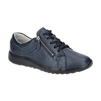 Abbildung von Waldläufer K Ira Sneaker, Hirsch Leder, Notte LS schwarz, Weite 634002 199 194 (Größe: 42)